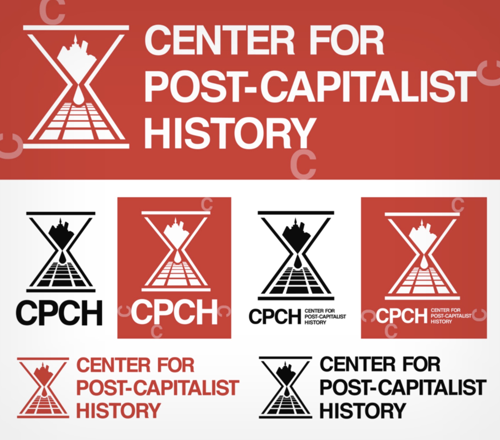CPCH logo system — full lockup variations