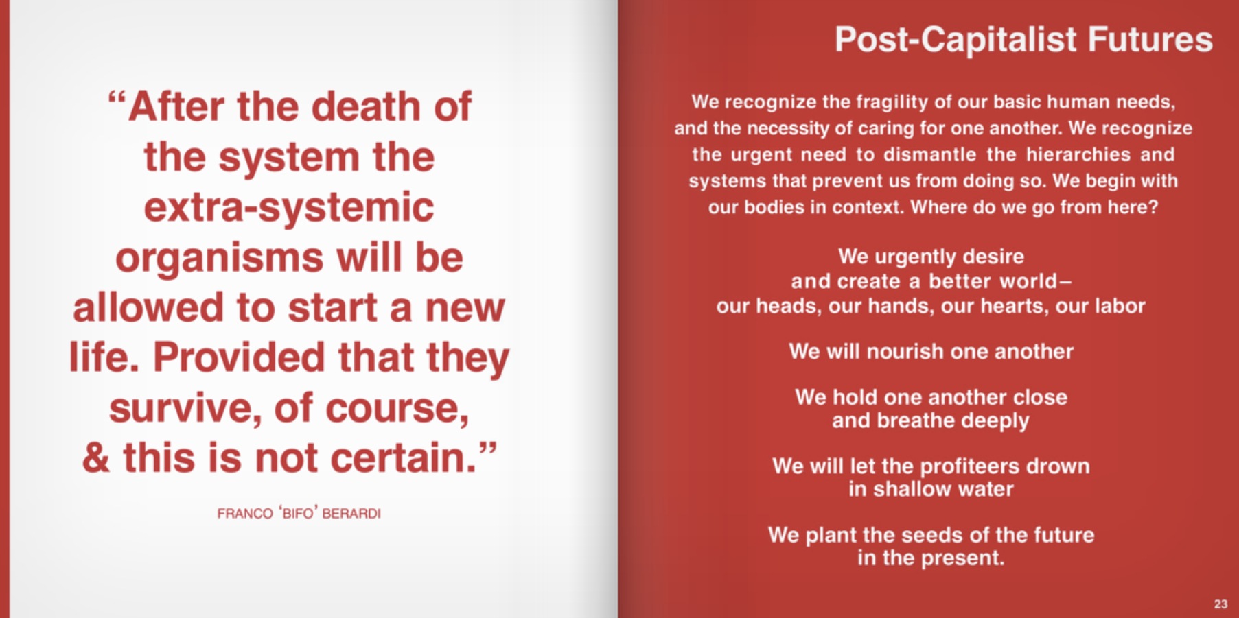 Field Guide spread — The Body Archive