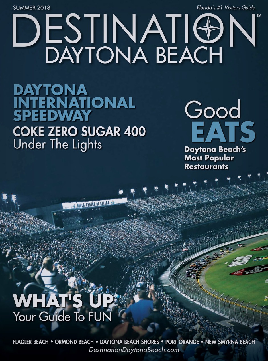 Destination Daytona Beach — Summer 2018 cover, Coke Zero Sugar 400 Under the Lights