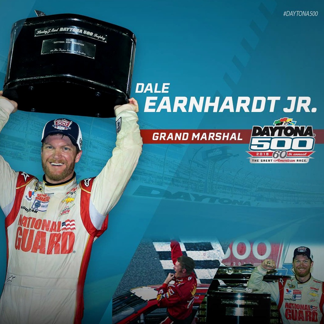 Dale Earnhardt Jr. — Grand Marshal, 60th Daytona 500