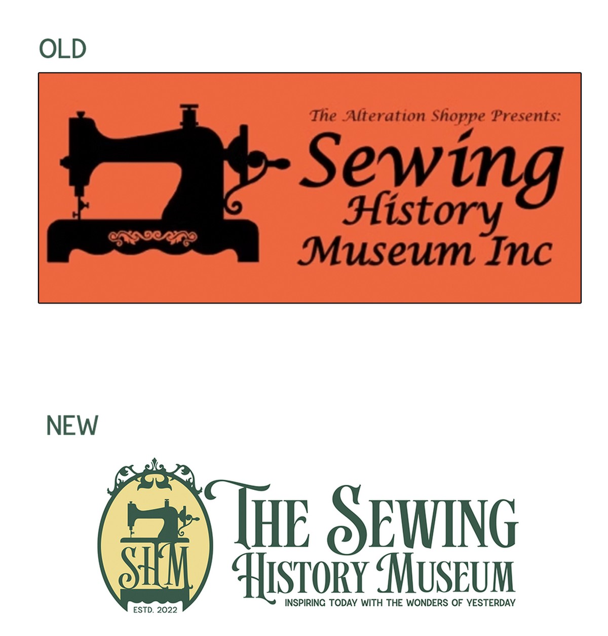 Old and New Logo Comparison